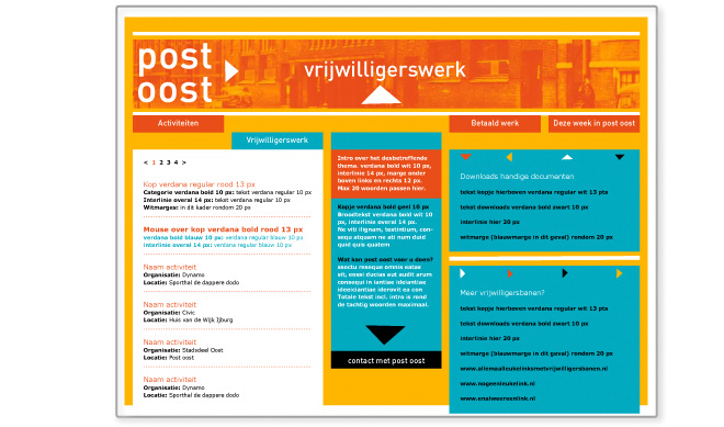 kalter ontwerpen | post oost